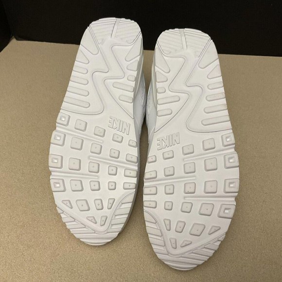 New! Display! Mens Nike Air Max 90 “Triple White” Running Shoes. Size 13. Nice!! - Picture 8 of 8